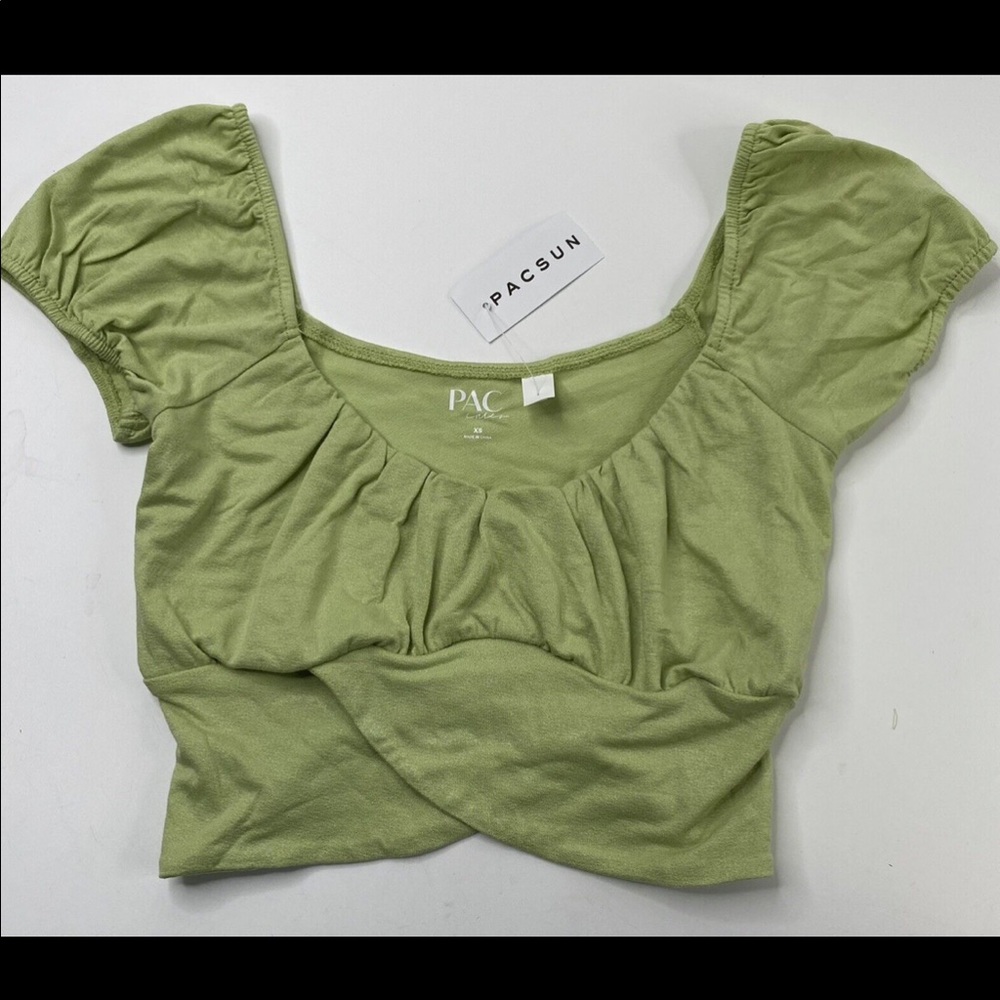 Light Green PacSun Crop Top